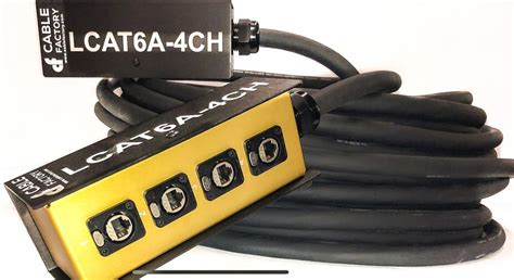 phantom power through metal snake box|cat 6a digital snake.